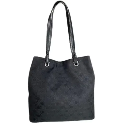 Pre-owned Tote Bags, female, , Size: ONE SIZE Pre-owned Fabric Tote Bag - Salvatore Ferragamo Pre-owned - Modalova