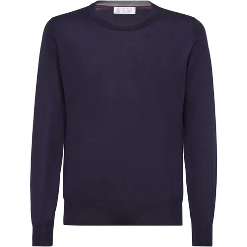 Pullover - Girocollo M/L , Herren, Größe: L - BRUNELLO CUCINELLI - Modalova