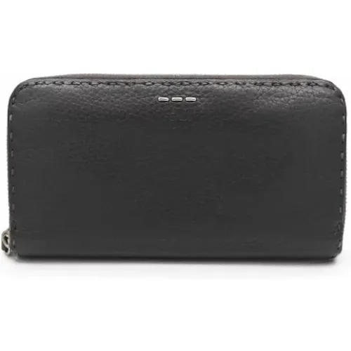 Pre-owned Wallets, female, , Size: ONE SIZE Pre-owned Leather wallets - Fendi Vintage - Modalova