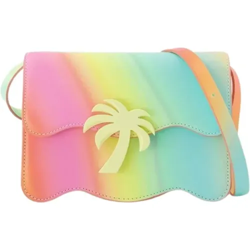 Mini Bags, female, , Size: ONE SIZE Rainbow Palm Beach Bag - Palm Angels - Modalova