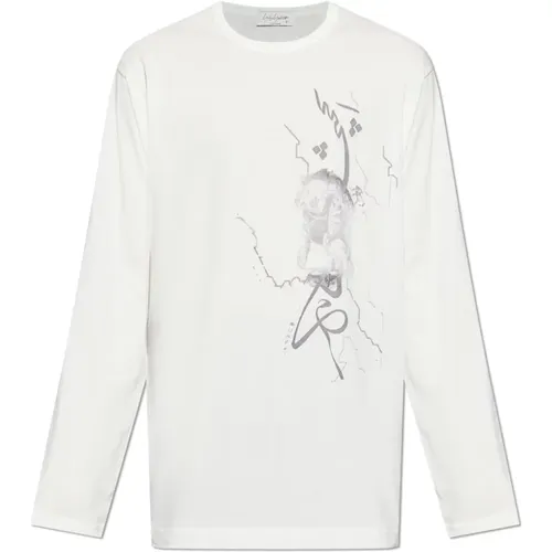 Long Sleeve Tops, male, , Size: L Long sleeve T-shirt - Yohji Yamamoto - Modalova