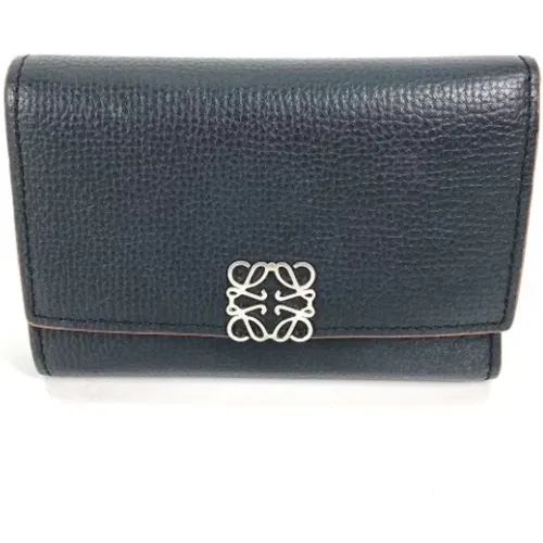 Pre-owned Leather wallets , female, Sizes: ONE SIZE - Loewe Pre-owned - Modalova