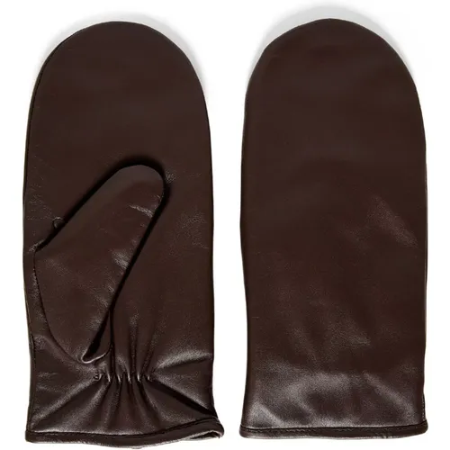 Warm Leather Gloves with Luxurious Lining , female, Sizes: 8 IN, 7 1/2 IN, 7 IN - Part Two - Modalova