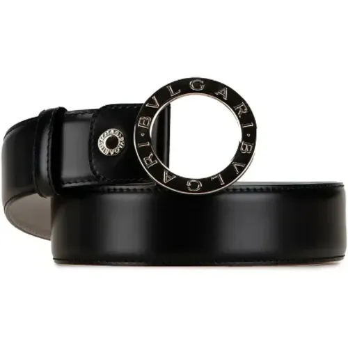 Pre-owned Belts, male, , Size: ONE SIZE Pre-owned Leather belts - Bvlgari Vintage - Modalova