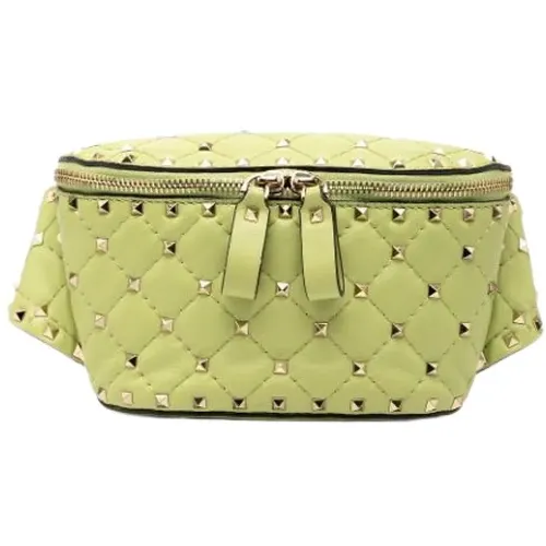 Pre-owned Belt Bags, female, , Size: ONE SIZE Pre-owned Leather Crossbody Bag - Valentino Vintage - Modalova