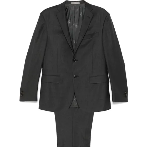 Luxury Wool Suit Drop 7 , male, Sizes: 3XL, 4XL, 2XL, L - Corneliani - Modalova