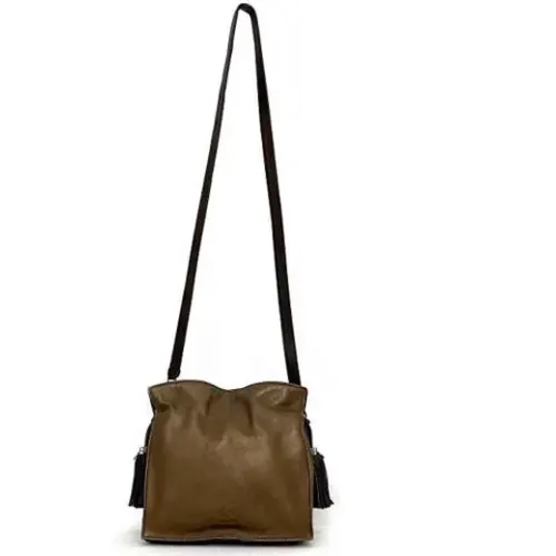 Pre-owned Bucket Bags, female, , Size: ONE SIZE Pre-owned Fabric shoulder-bags - Loewe Pre-owned - Modalova