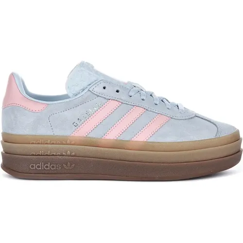 Bold Gazelle Pink Youth Sneakers , female, Sizes: 4 1/3 UK, 3 UK, 5 UK, 2 1/2 UK, 3 2/3 UK, 5 2/3 UK - Adidas - Modalova