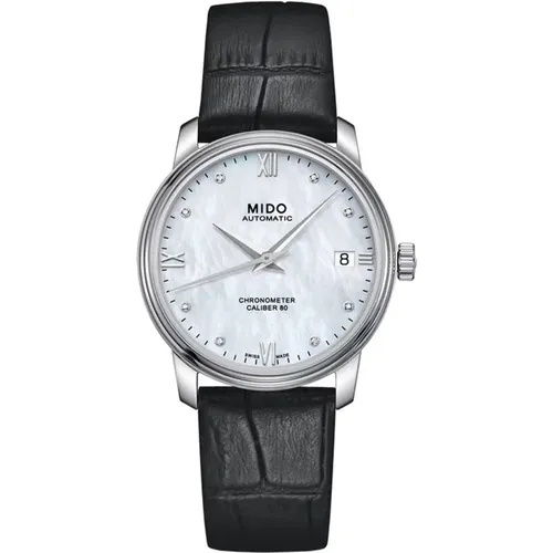 Chronometer Lady Diamond Watch , female, Sizes: ONE SIZE - Mido - Modalova