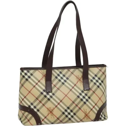 Pre-owned Tote Bags, female, , Size: ONE SIZE Pre-owned Leather totes - Burberry Vintage - Modalova