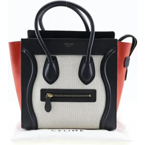 Pre-owned Tote Bags, female, , Size: ONE SIZE Pre-owned Leather celine-bags - Celine Vintage - Modalova