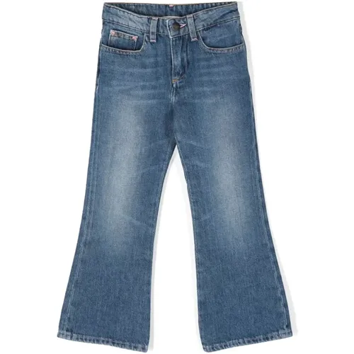 Jeans,Blaue Flared Jeans für Mädchen - Palm Angels - Modalova