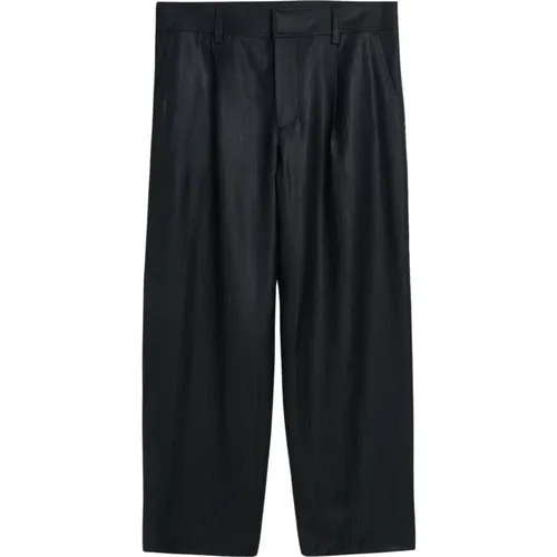 Weite Wollhose mit Nadelstreifen , Herren, Größe: M/L - Soulland - Modalova