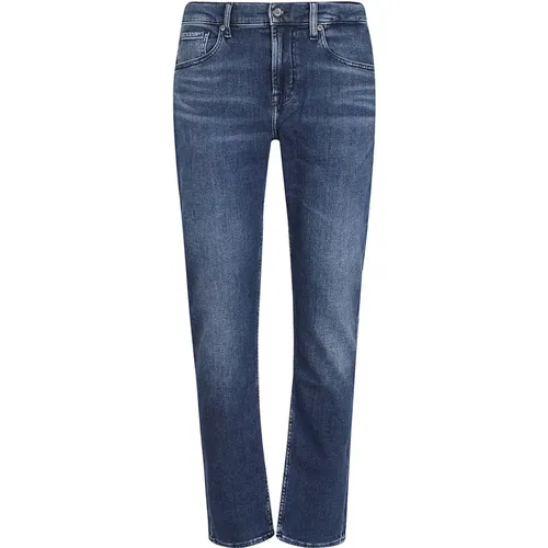 Blaue Jeans Herbst Winter Kollektion , Herren, Größe: W29 - 7 For All Mankind - Modalova