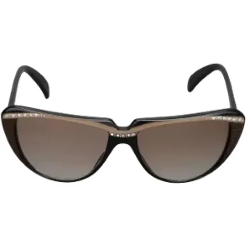 Pre-owned Accessories, female, , Size: ONE SIZE Pre-owned Acetate sunglasses - Yves Saint Laurent Vintage - Modalova