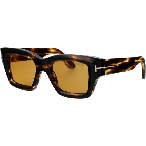 Sunglasses, male, , Size: 50 MM Stylish Ilias Sunglasses for Summer Days - Tom Ford - Modalova