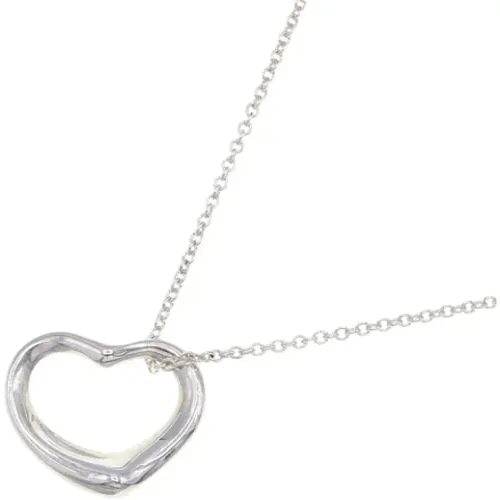 Pre-owned Jewellery, female, , Size: ONE SIZE Pre-owned Silver necklaces - Tiffany & Co. Pre-owned - Modalova