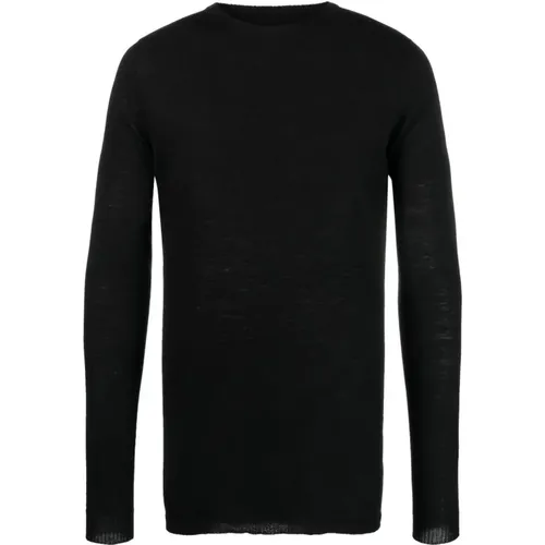 Biker round sweater , male, Sizes: S, XL, L - Rick Owens - Modalova
