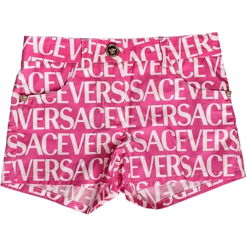 Kinder Bedruckte Shorts Versace - Versace - Modalova