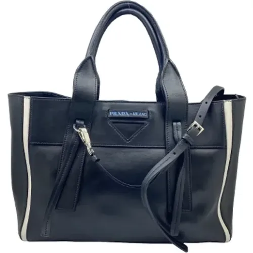 Pre-owned Tote Bags, female, , Size: ONE SIZE Pre-owned Leather totes - Prada Vintage - Modalova