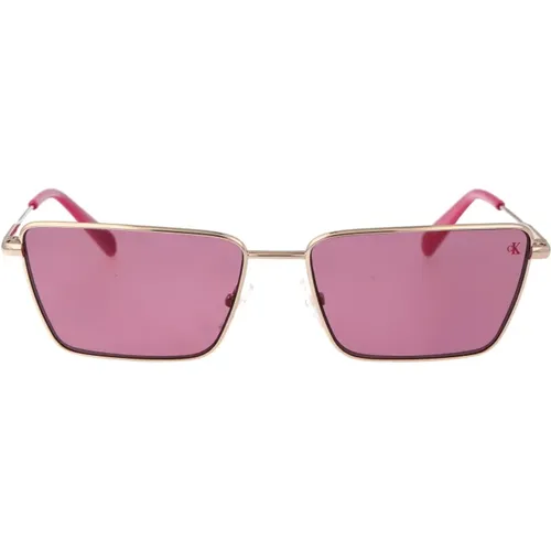 Stylish Sunglasses Ckj22217S , female, Sizes: 58 MM - Calvin Klein Jeans - Modalova