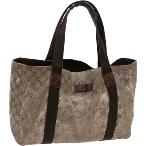 Pre-owned Canvas gucci-bags , female, Sizes: ONE SIZE - Gucci Vintage - Modalova