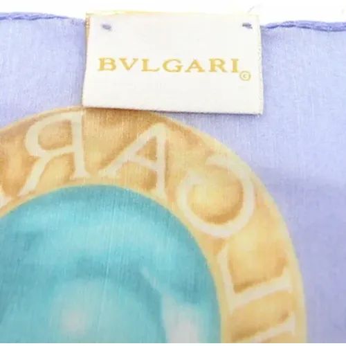 Pre-owned Cotton scarves , female, Sizes: ONE SIZE - Bvlgari Vintage - Modalova