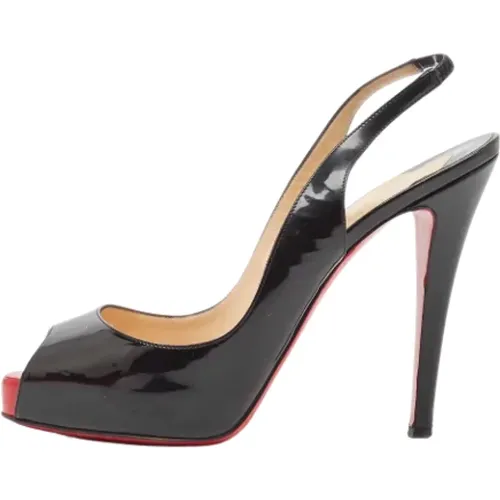 Pre-owned Leather heels , female, Sizes: 4 1/2 UK - Christian Louboutin Pre-owned - Modalova