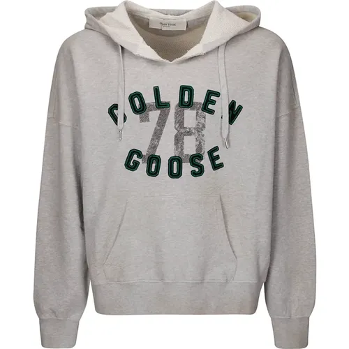 Hoodies, male, , Size: S Journey Unisex Hoodie Sweatshirt Cotton - Golden Goose - Modalova