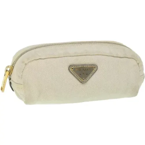 Pre-owned Clutches, female, , Size: ONE SIZE Pre-owned Cotton prada-bags - Prada Vintage - Modalova