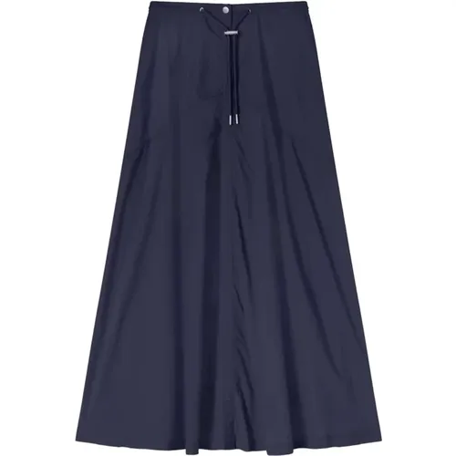 Dark Navy Skirt , female, Sizes: S - add - Modalova