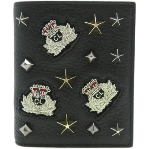 Pre-owned Wallets, female, , Size: ONE SIZE Pre-owned Leather wallets - Christian Louboutin Pre-owned - Modalova