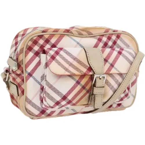 Pre-owned Cross Body Bags, female, , Size: ONE SIZE Pre-owned Canvas shoulder-bags - Burberry Vintage - Modalova