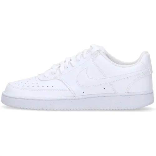 Weiße Low Court Vision Sneaker , Herren, Größe: 46 EU - Nike - Modalova