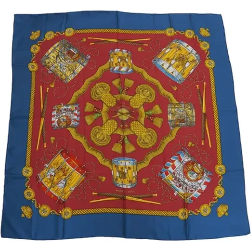 Pre-owned Scarves, female, , Size: ONE SIZE Pre-owned Silk scarves - Hermès Vintage - Modalova