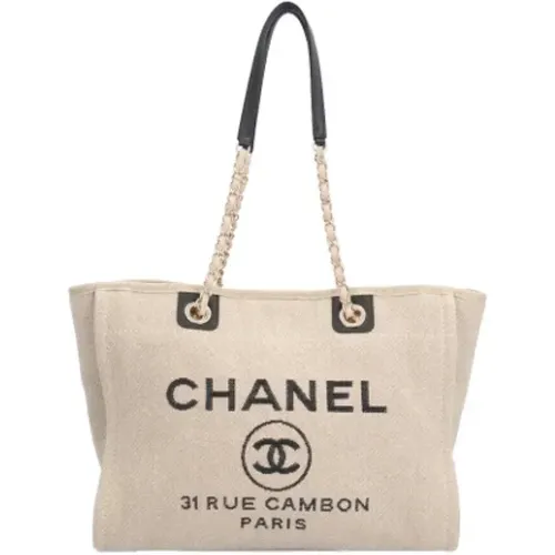 Pre-owned Canvas totes , female, Sizes: ONE SIZE - Chanel Vintage - Modalova