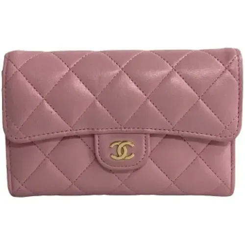 Pre-owned Leather wallets , female, Sizes: ONE SIZE - Chanel Vintage - Modalova