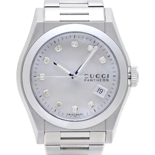 Pre-owned Watches, female, , Size: ONE SIZE Pre-owned Stainless Steel watches - Gucci Vintage - Modalova