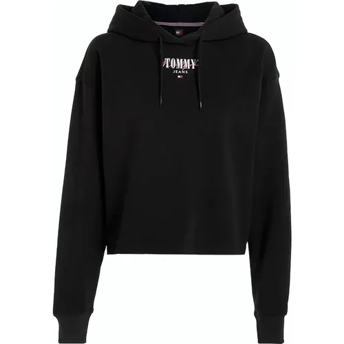 Essenzieller Sweatshirt für Frauen , Damen, Größe: M - Tommy Jeans - Modalova