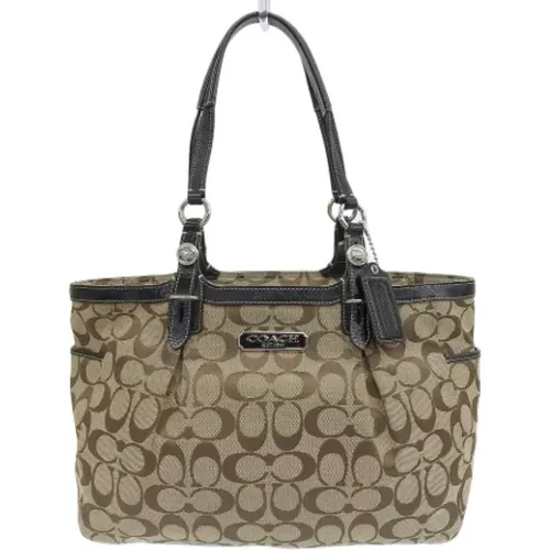 Pre-owned Tote Bags, female, , Size: ONE SIZE Pre-owned Canvas shoulder-bags - Coach Pre-owned - Modalova