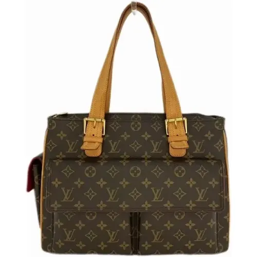 Pre-owned Tote Bags, female, , Size: ONE SIZE Pre-owned Canvas handbags - Louis Vuitton Vintage - Modalova