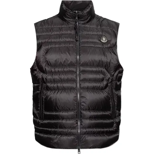 Vests, male, , Size: M Down vest Emeishan - Moncler - Modalova