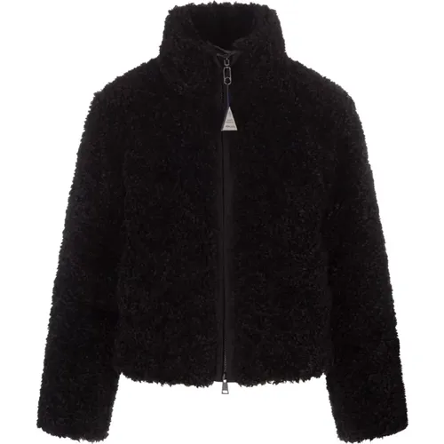 Schwarze Bridoire Kurze Daunenjacke - Moncler - Modalova