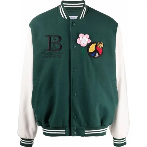 Bomber Jackets, male, , Size: L BEL AIR Athletics Coats - Bel-Air Athletics - Modalova