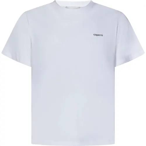Contrasting Logo Print T-Shirt , male, Sizes: M, L, S, XL - Coperni - Modalova