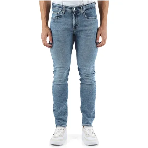 Skinny Fit Fünf-Pocket-Jeans , Herren, Größe: W31 - Calvin Klein Jeans - Modalova