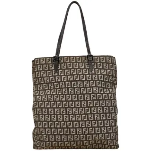 Pre-owned Tote Bags, female, , Size: ONE SIZE Pre-owned Canvas totes - Fendi Vintage - Modalova