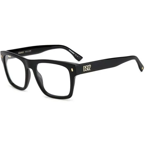 Glasses, male, , Size: 53 MM Fashion Eyeglasses in Blue Color - Dsquared2 - Modalova