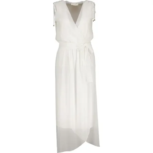 Weiße Typhon Kleid , Damen, Größe: L - Amélie & Amélie - Modalova