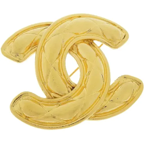 Pre-owned Jewellery, female, , Size: ONE SIZE Pre-owned Metal brooches - Chanel Vintage - Modalova